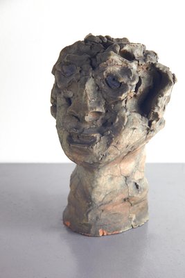 Adriano Tuninetto, Expressionist Sculpture, 1960s, Terracotta-LMR-1816500