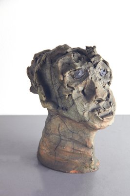 Adriano Tuninetto, Expressionist Sculpture, 1960s, Terracotta-LMR-1816500