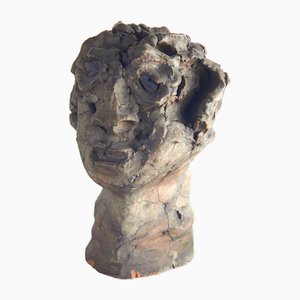 Adriano Tuninetto, Expressionist Sculpture, 1960s, Terracotta-LMR-1816500