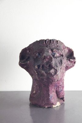 Adriano Tuninetto, Sculpture of Head, 1960s, Terracotta-LMR-1816503