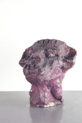 Adriano Tuninetto, Sculpture of Head, 1960s, Terracotta-LMR-1816503