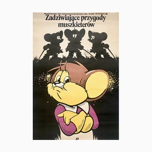 Adventures of the Musketeers of Polish Movie Post by Jakub Erol, 1979-ZCY-1376090