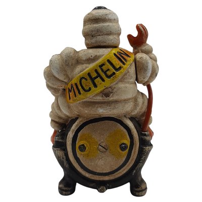 Advertising Figurines in Iron from Bibendum Michelin, 1950s, Set of 2-TCS-1144055