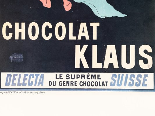 Advertising Poster by Chocolat Klaus, 1960s-GPP-882993