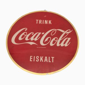 Advertising Sign Trink Coca Cola - Eiskalt, 1959-WK-1821141