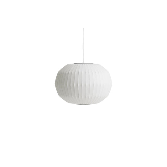 Nelson Angled Sphere Bubble Pendant Lamp Small by HAY #Off-White