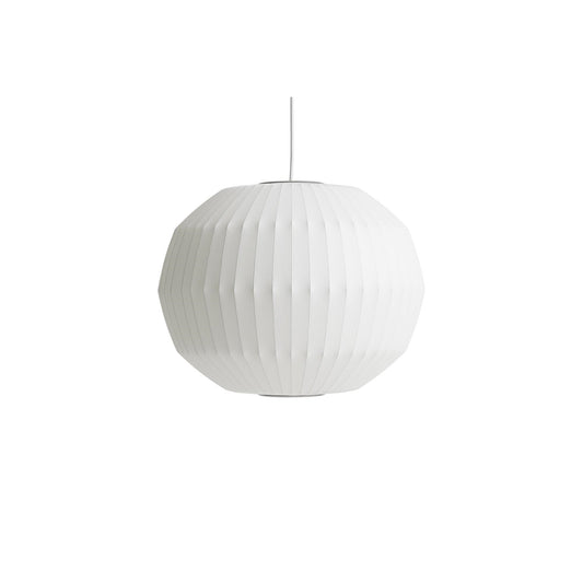 Nelson Angled Sphere Bubble Pendant Lamp Medium by HAY #Off-White