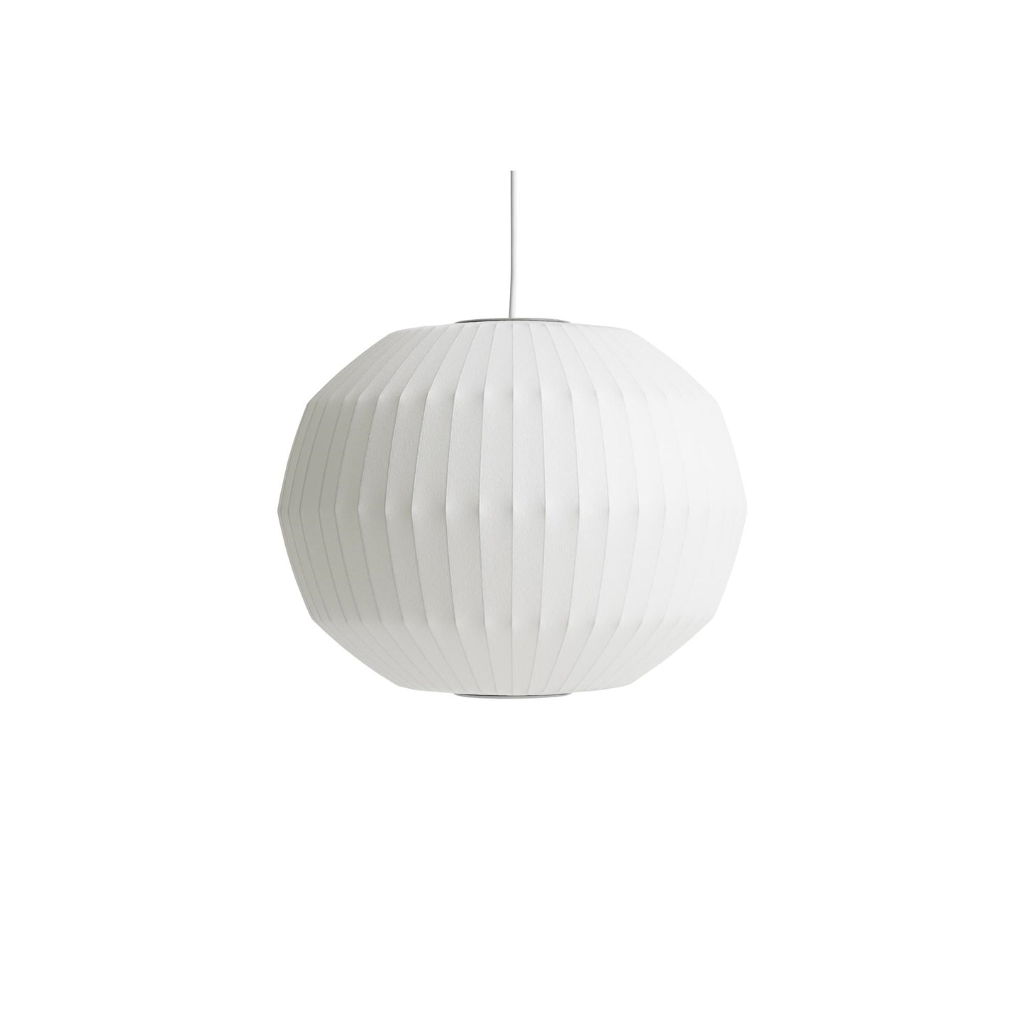 Nelson Angled Sphere Bubble Pendant Lamp Medium by HAY #Off-White