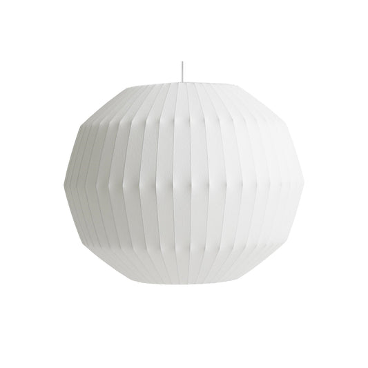Nelson Angled Sphere Bubble Pendant Lamp Large by HAY #Off-White