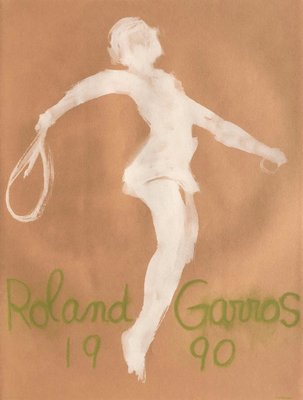 Affiches officielles Roland-Garros, Claude Garache, 1990-FMZ-1019037