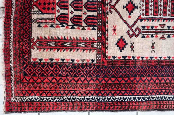 Afghan Baluch Prayer Rug, 1910s-JZV-1420849