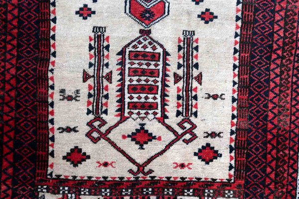 Afghan Baluch Prayer Rug, 1910s-JZV-1420849