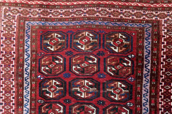 Afghan Handmade Ersari Rug, 1920s-JZV-1371683