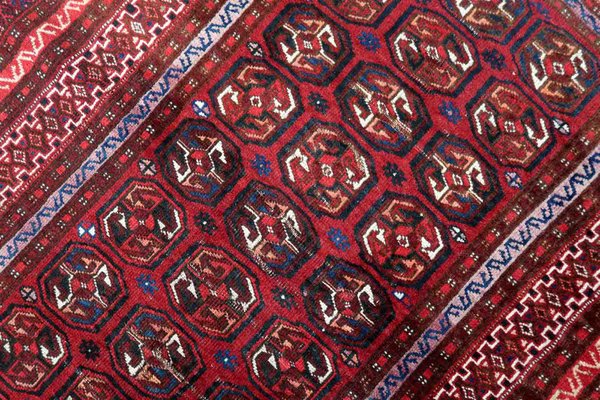 Afghan Handmade Ersari Rug, 1920s-JZV-1371683