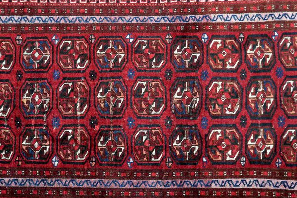 Afghan Handmade Ersari Rug, 1920s-JZV-1371683