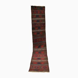 Afghan Oriental Nomadic Beloch Sumakh Kilim Runner Rug, 1920s-UZN-1410997