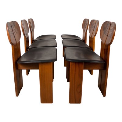 Africa Chairs by Tobia & Afra Scarpa for Maxalto, 1976, Set of 6-RPH-1807225