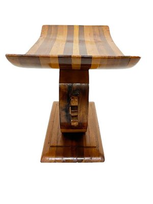 African Ashanti-Asante Style Wooden Stool-UCH-1224288