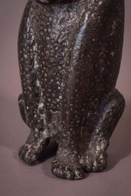 African Benin Bronze Leopard Sculpture, 20th-Century-AOI-1350942