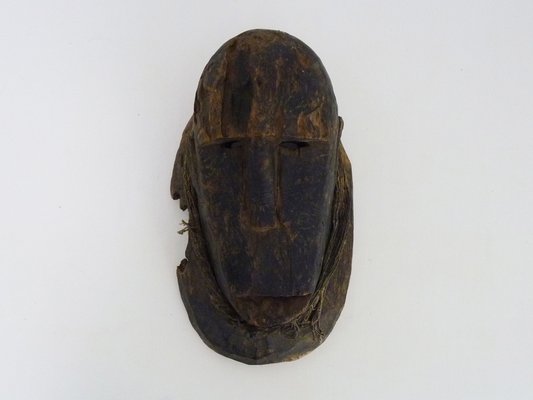 African Mask in Wood, 1950s-MZP-1815187