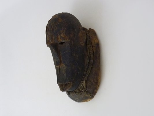 African Mask in Wood, 1950s-MZP-1815187