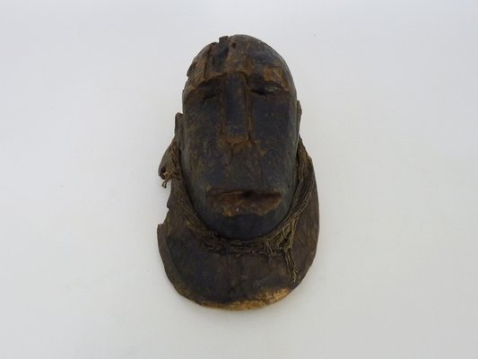 African Mask in Wood, 1950s-MZP-1815187