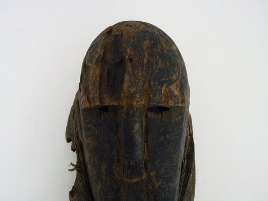 African Mask in Wood, 1950s-MZP-1815187