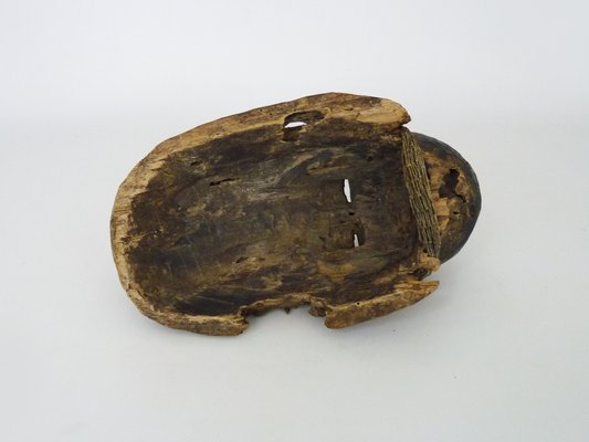 African Mask in Wood, 1950s-MZP-1815187