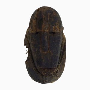 African Mask in Wood, 1950s-MZP-1815187