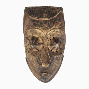 African Mask Kuba Babuka in Wood and Pigments, 20th Century-CEJ-1795172