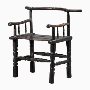 African Senoufo Chair in Solid Wood, 1950s-YU-1173783