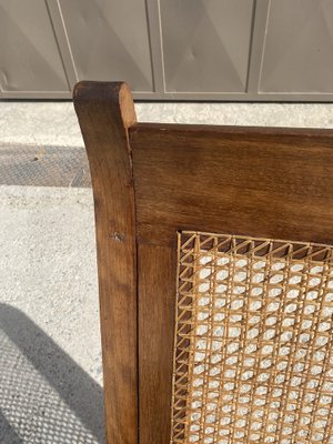 African Style Cane Armchair, 1950s-SSK-1332132