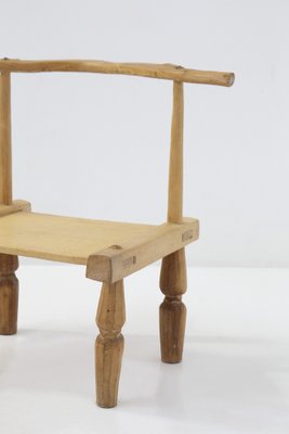 African Tiny Wooden Chairs, 1960s, Set of 2-RCE-1404784