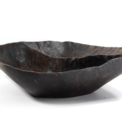 African Tribal Wooden Bowl, 1960s-GIW-1761674