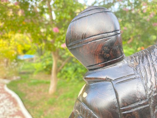 African Wooden Bust of a Woman, 20th Century-UR-1720204