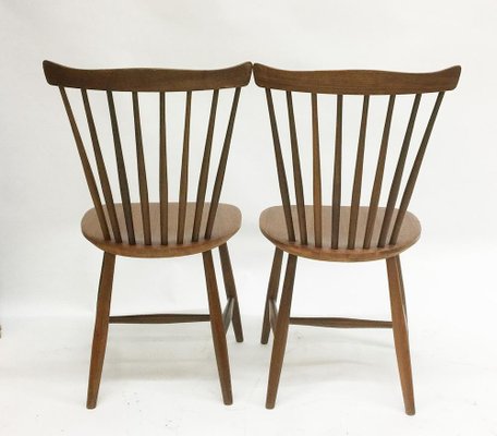 Afro Teak SH41 Nesto Chairs by Yngve Ekström for Pastoe, 1960s, Set of 2-UCH-1224676