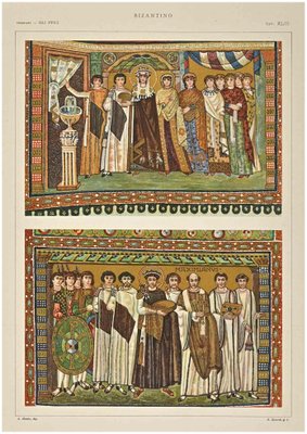 After A. Alessio, Byzantine Decorative Style, Chromolithograph-ZCI-1760396