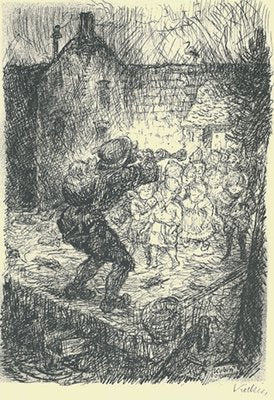 After Alfred Kubin, Pied Piper, Print-QAI-1383584