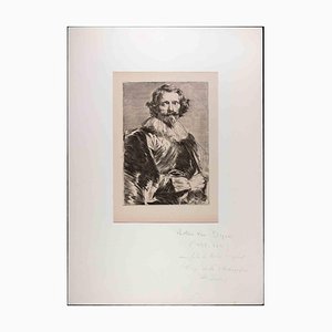 After Antoon Van Dyck, Portrait, Original Etching, 19th-Century-ZCI-1249549