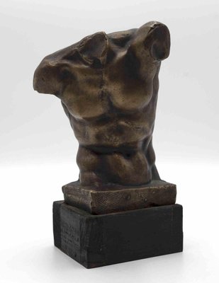 After Aurelio Mistruzzi, Bust of a Man, Bronze Sculpture, 1990s-ZCI-1775959