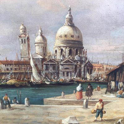 After Canaletto, Landscape of Venice, 2008, Oil on Canvas, Framed-YUW-1313293