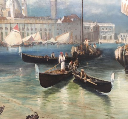 After Canaletto, Venetian Landscape, 2004, Oil on Canvas-YUW-1309651