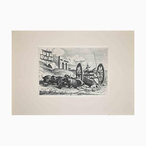 After Charles Coleman, Roman Countryside, Etching-ZCI-2025028