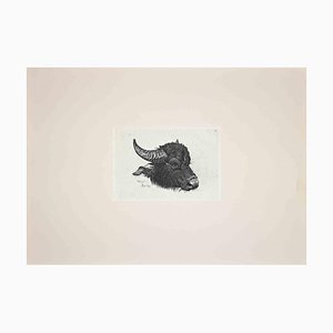 After Charles Coleman, The Buffalo, Etching-ZCI-2025032