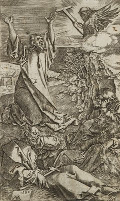 After Dürer, Christ on the Mount of Olives, 1580, Copper on Paper-OJR-1273228