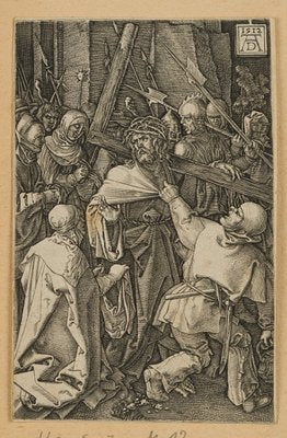 After Dürer, Die Kreuztragung, 1650s, Copper on Paper-OJR-1273236