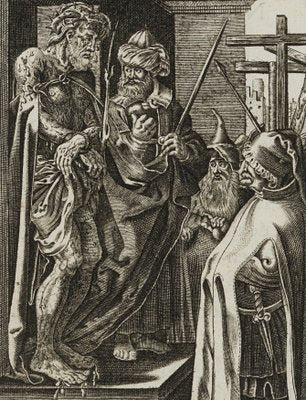 After Dürer, J. Goosens, Ecce Homo, 17th-Century, Copper Engraving-OJR-1273452