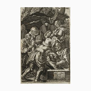 After Dürer, J. Goosens, Entombment of Christ, 17th-Century, Copper Engraving-OJR-1273449