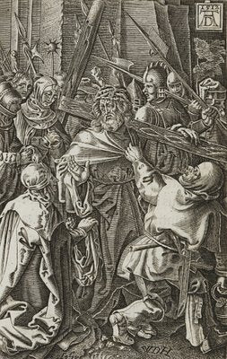 After Dürer, The Carrying of the Cross, 17th-Century, Copper on Paper-OJR-1273391