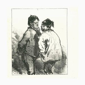 After Gavarni, The Men, Original Lithograph, 1881-ZCI-2029682